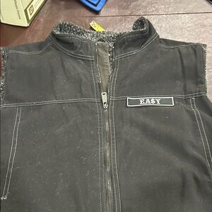 Wolverine Black Sherpa lined vest